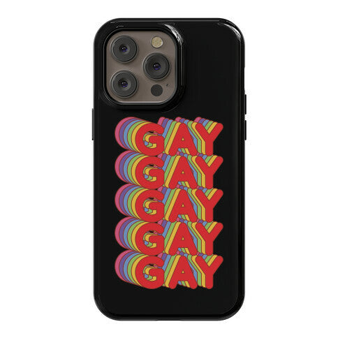 Gay Retro Rainbow Phone Case